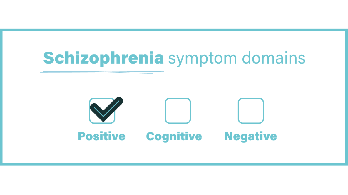Schizophrenia symptom domains positive symptoms